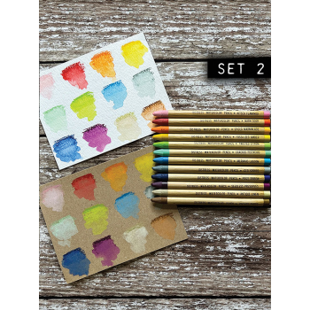 Distress - 12 watercolor pencils - Set 2
